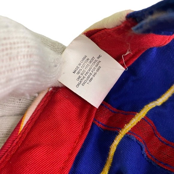 NAPA Racing Cap Michael Waltrip 15 Hat Patriotic American Flag Adjustable Nascar - Picture 9 of 9